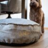 Puppykussen geborduurde naam Australian Labradoodle